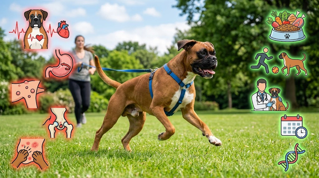 I problemi di salute più comuni nel Boxer e come prevenirli